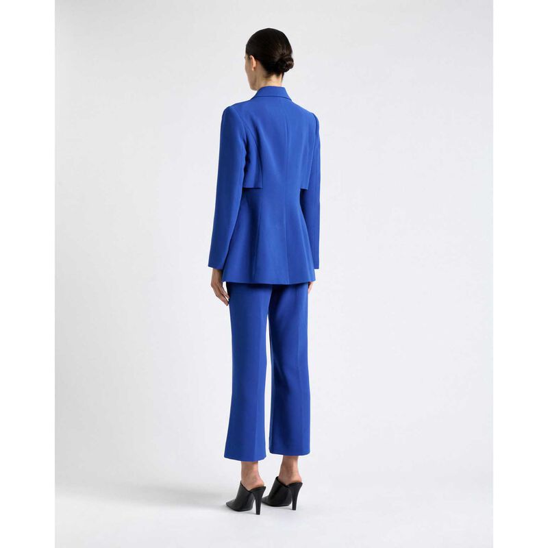 Cue Cobalt Cropped Flared Leg Pant image number 1